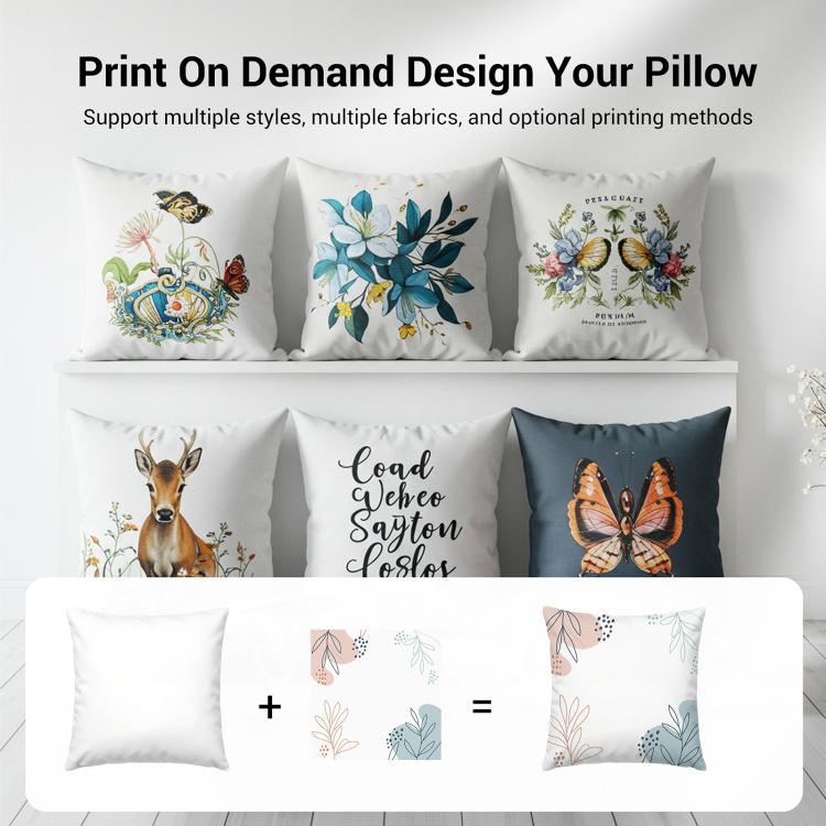 Reading Fox Printed Sofa Pillow With Core Print On Your Demand, 35x35cm, 40x40cm, 45x45cm, 50x50cm, 60x60cm