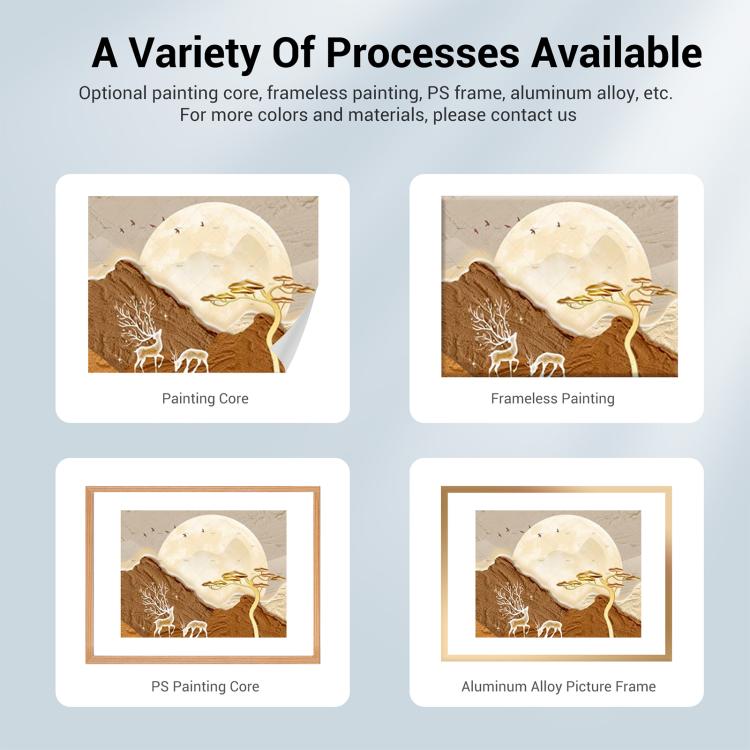 Watercolor Flowers Decorative Painting with PS Frame Print On Your Demand, 15x20cm, 20x20cm, 30x30cm, 40x40cm, 50x50cm, 60x60cm, 70x70cm, 80x80cm, 90x90cm