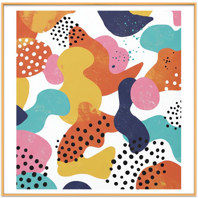 Color Paradise Decorative Painting with Aluminum Alloy Frame Print On Your Demand, 15x20cm, 20x20cm, 30x30cm, 40x40cm, 50x50cm, 60x60cm, 70x70cm, 80x80cm, 90x90cm