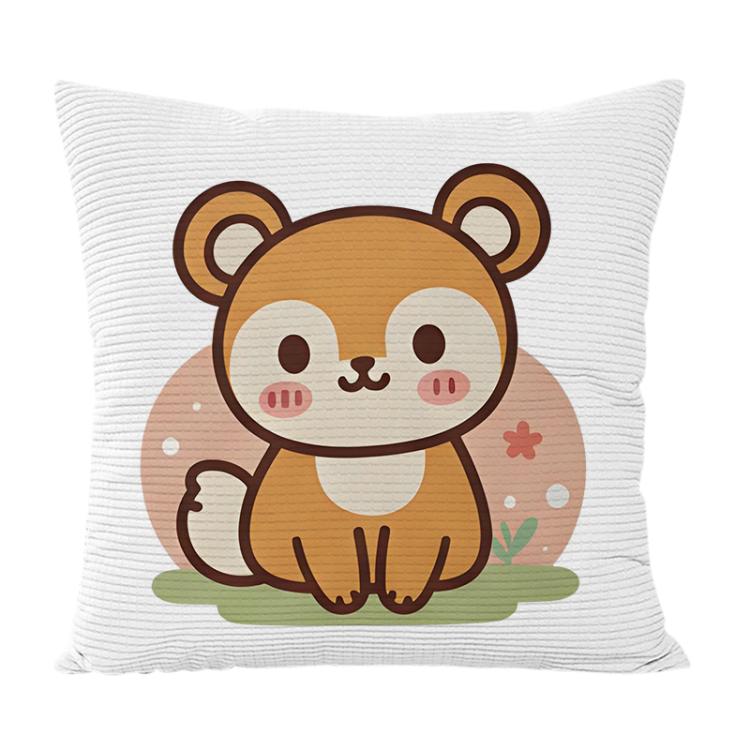 Squirrel Printed Sofa Pillow With Core Print On Your Demand, 35x35cm, 40x40cm, 45x45cm, 50x50cm, 60x60cm