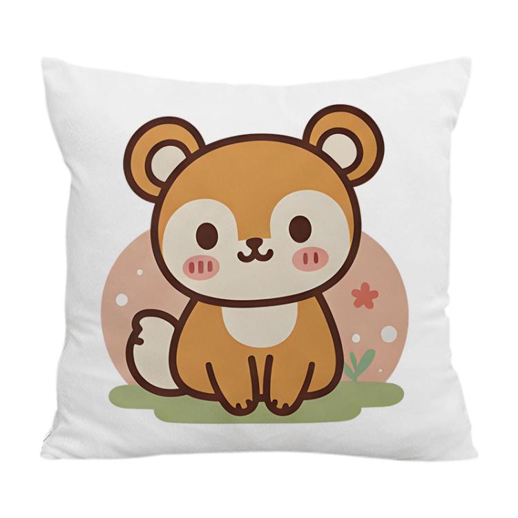 Squirrel Printed Sofa Pillow With Core Print On Your Demand, 35x35cm, 40x40cm, 45x45cm, 50x50cm, 60x60cm